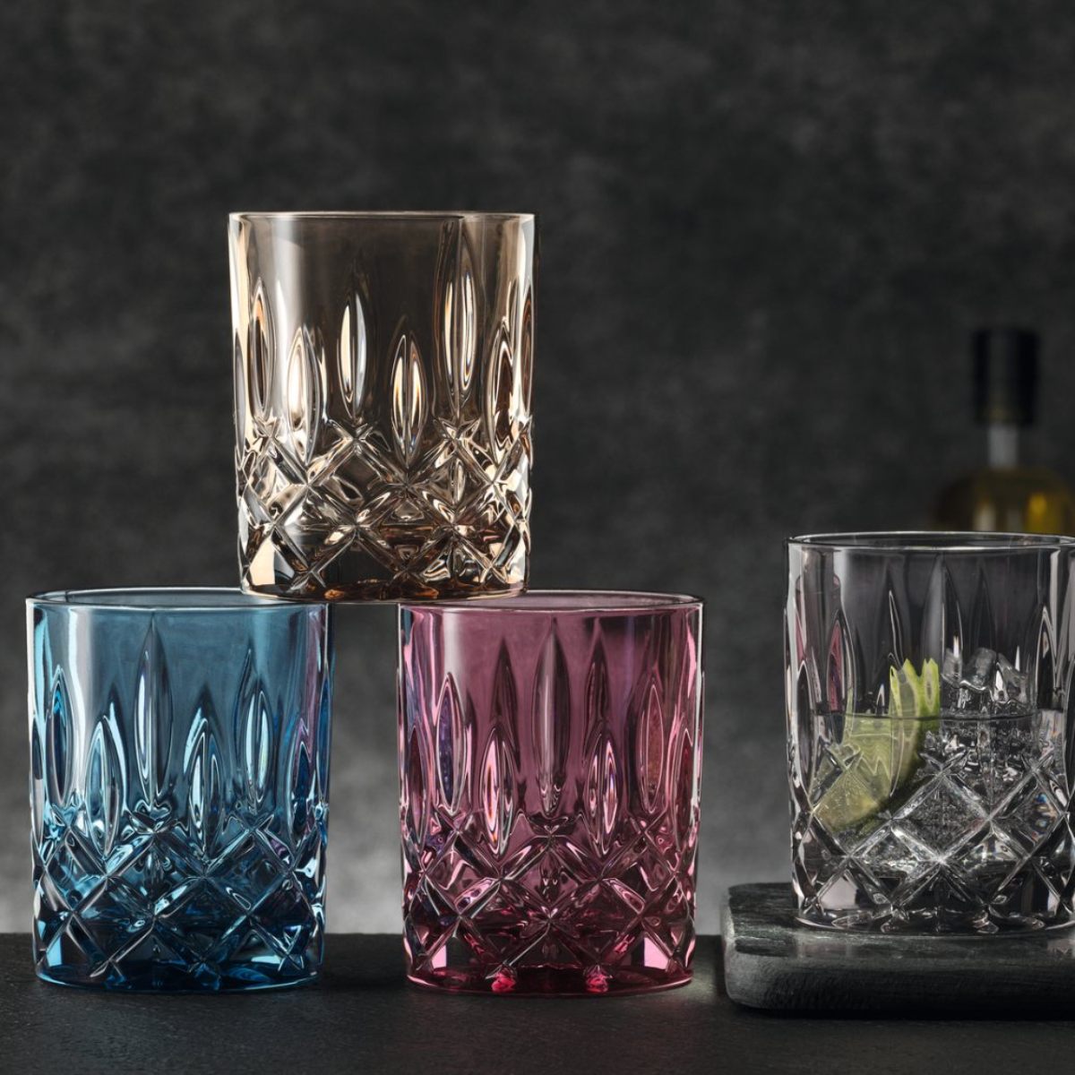 Noblesse Tobacco Whiskey Tumbler Set of 2 image number null